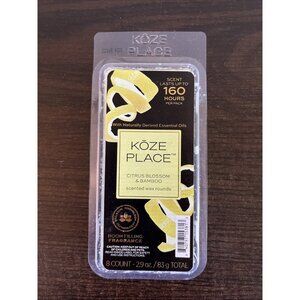 Koze Place Citrus Blossom & Bamboo Scented Wax Rounds Lasts 160 Hours per Pack